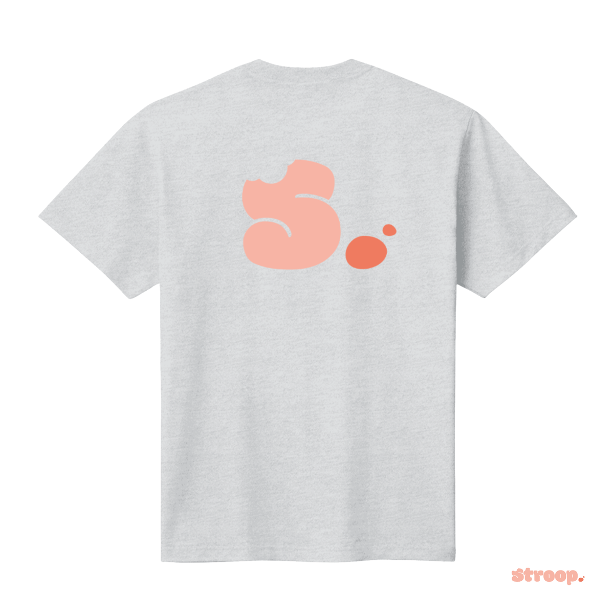 Avatar Logo Tee - Ash Grey / Peach
