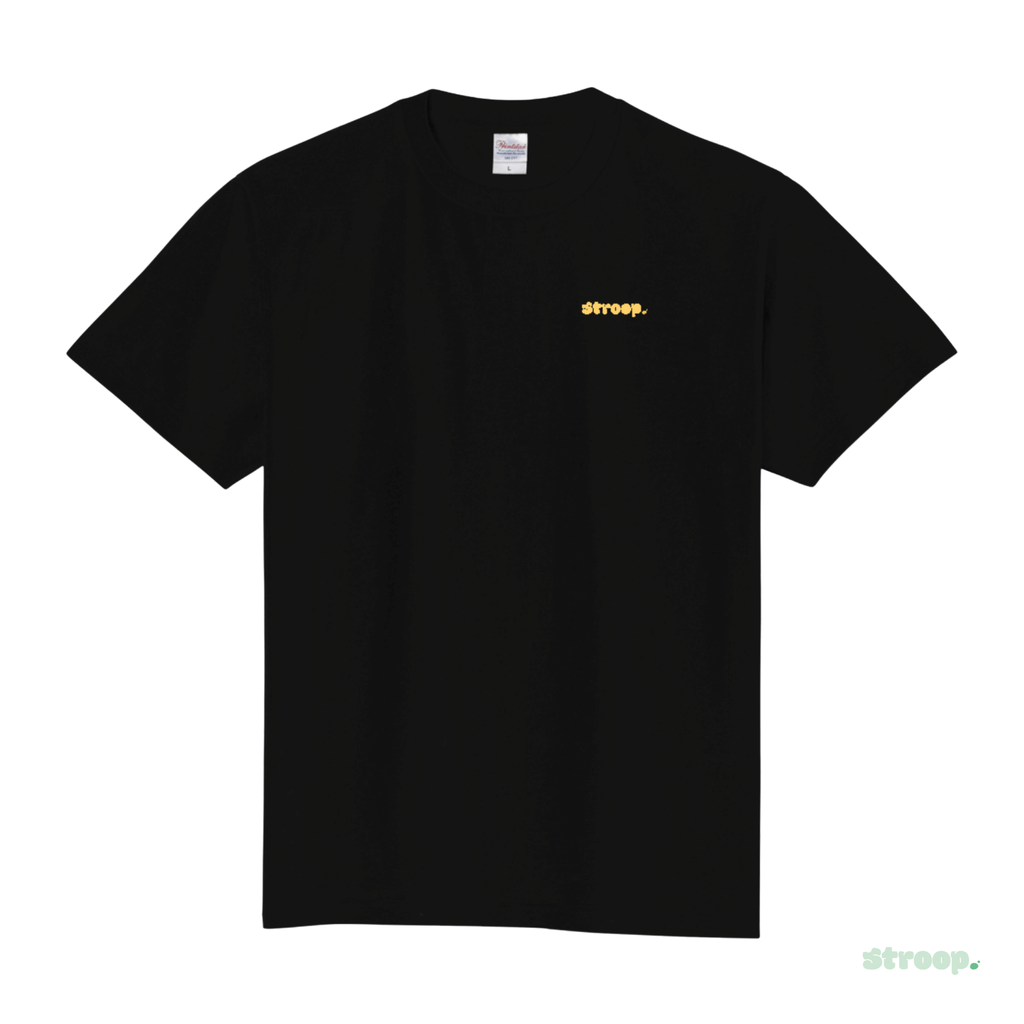 Bubble Back Tee - Black / Rainbow