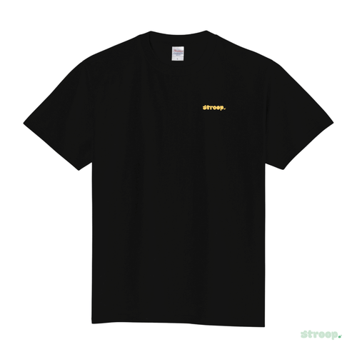 Bubble Back Tee - Black / Rainbow