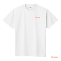 Logo Tee - White / Peach